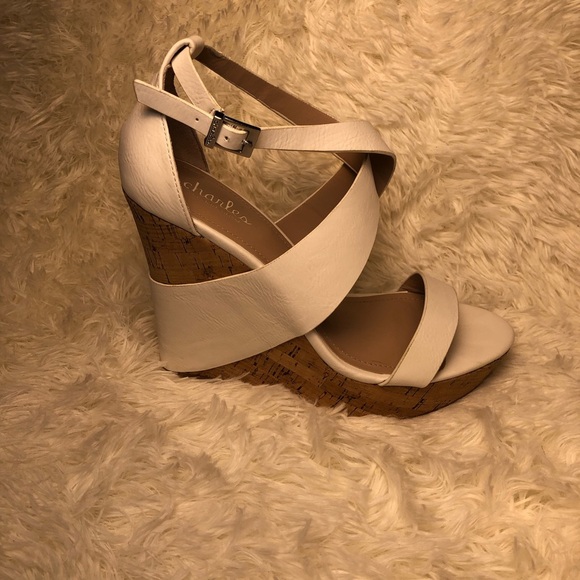 Women's White Wedge Sandals size 9 NWOT - Picture 13 of 16